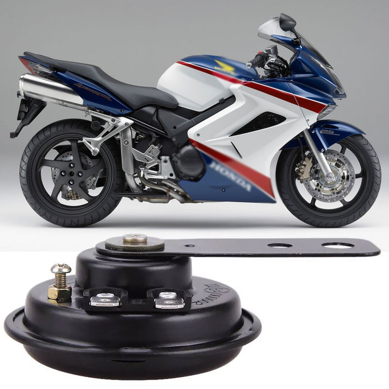 12V Waterproof Loud 105dB Horn for Motorcycle Car UTV ATV Boat Universal