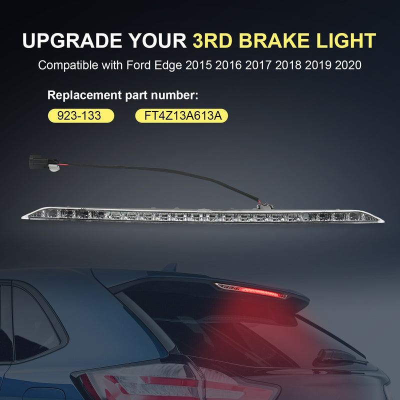 FT4Z13A613A LED Third Tail Brake Light Lamp Red for Ford Edge 2015-2020