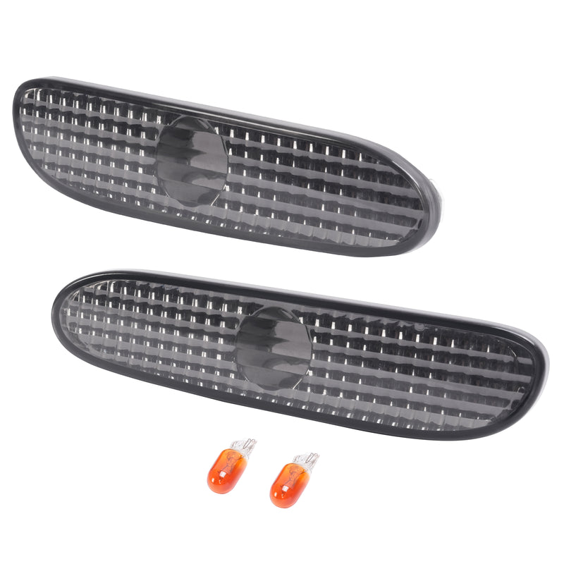 Front Smoke Bumper Side Marker Lights Lamp for Dodge Neon 2000-2005 LH & RH Pair
