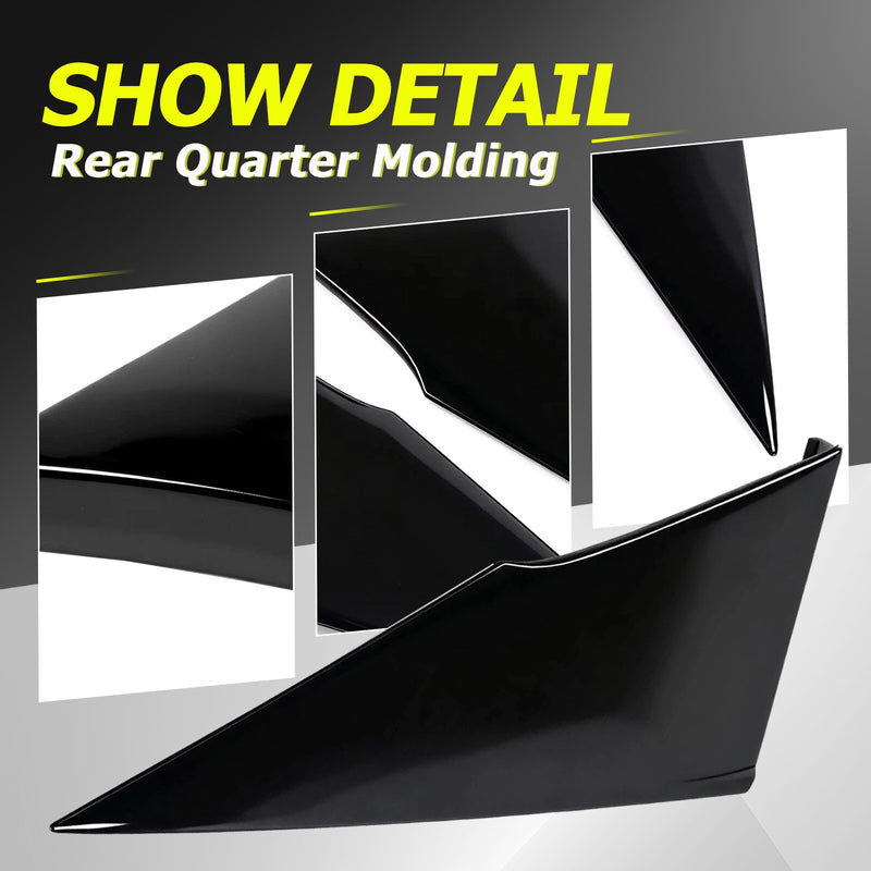 Rear LH RH Quarter Molding Cover Panel for Toyota Prius 16-22 Prius Prime 17-22