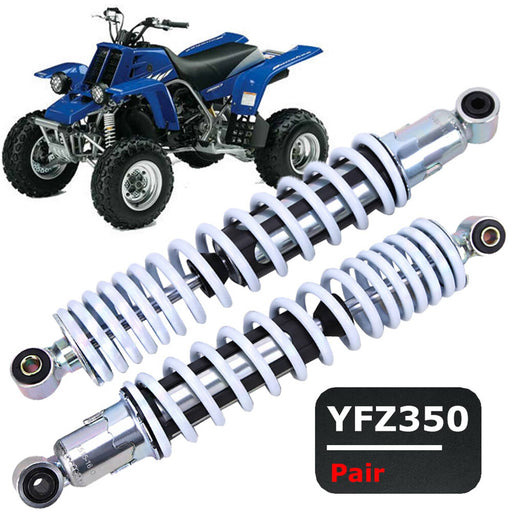 DURAFORCE Front Shocks Absorber 1987-2006 for Yamaha Banshee YFZ350 Springs White 2x