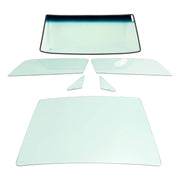 DURAFORCE Glass Windshield Vent Door Back Green Windows for Ford Mustang Fastback 1967-68