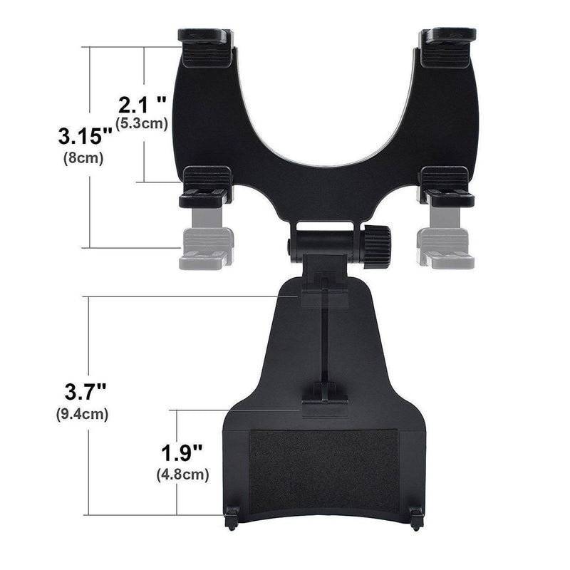 Rearview Mirror Mount Stand Holder Cradle for Cell Phone GPS Universal Car