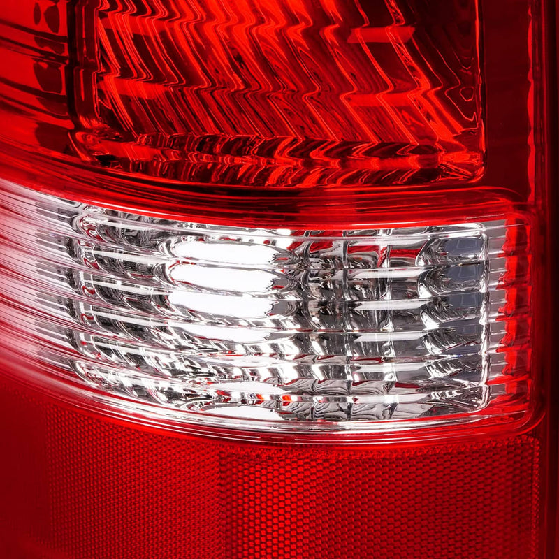 DURAFORCE Red Lens Tail Light Set for Ford F-150 2004-2008 Driver Passenger Side