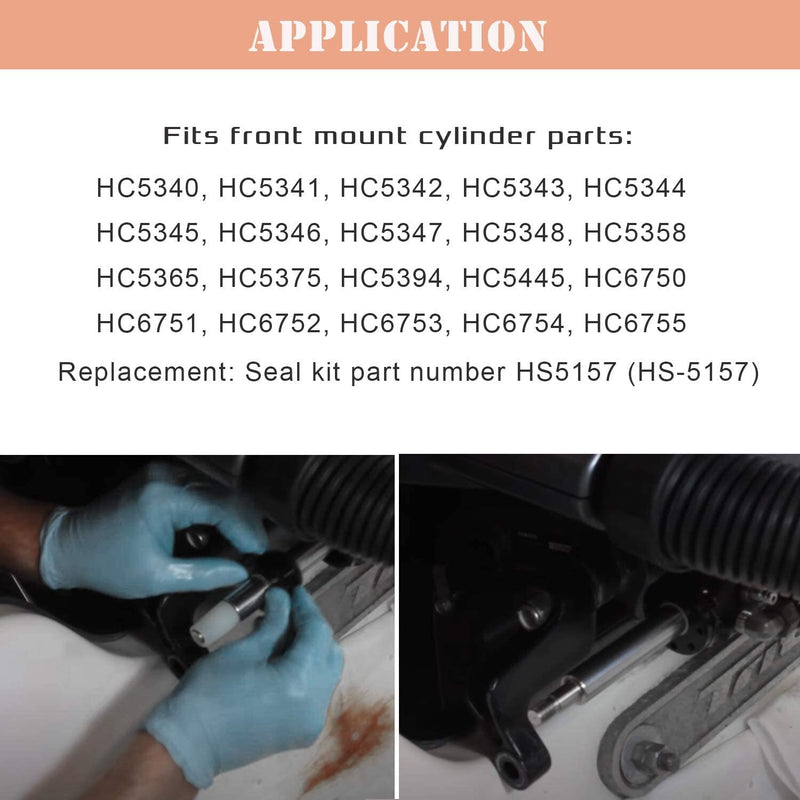 Bleed Hydraulic Steering Cylinder Seal Kit for Seastar Uflex