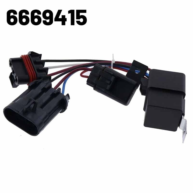 6669415 Fuel Timer Solenoid for Bobcat Skid Steer Loader Excavator Compatible