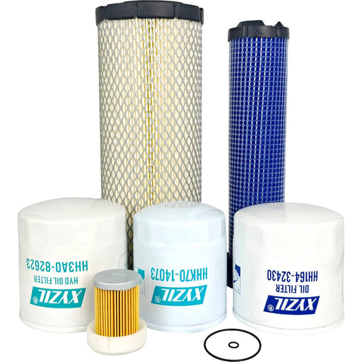 DURAFORCE Tractor Fuel Oil Air Filter Hydraulic Hydrostatic Kit for Kubota L2501 HST