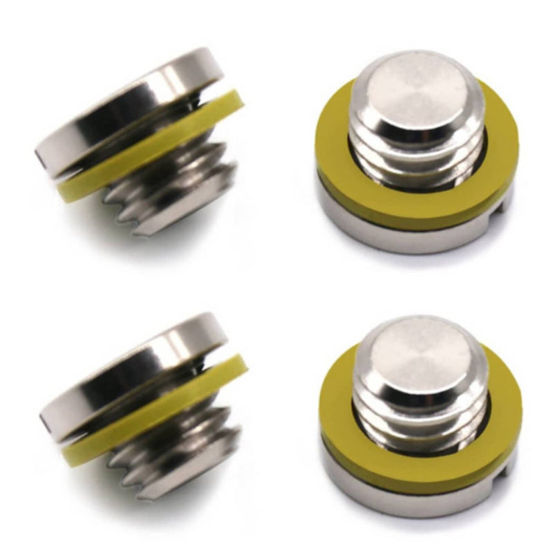 DURAFORCE 10-79953Q Drain Screw Kit for Mercury for Quicksilver Mercruiser Gearcase 4 Pack