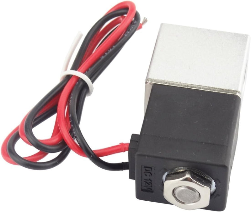 2PCS 1/4 Inch Fast Response Electric Solenoid Valve Air Water DC 12V Normally Cl