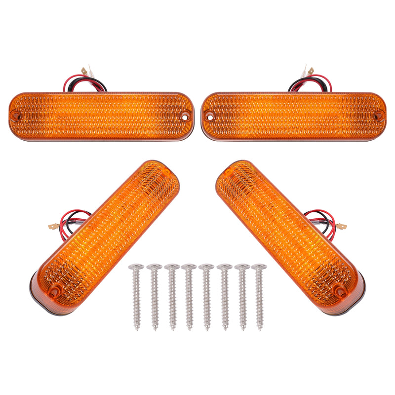 #AR60250 4 LED Amber Flashing Cab Lights for John Deere 30 Series 4030 4230 8450