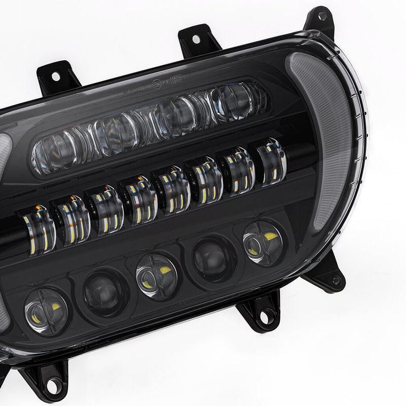 Plug&Play LED Headlight DRL High Low Beam for Harley Road Glide 2015-2024