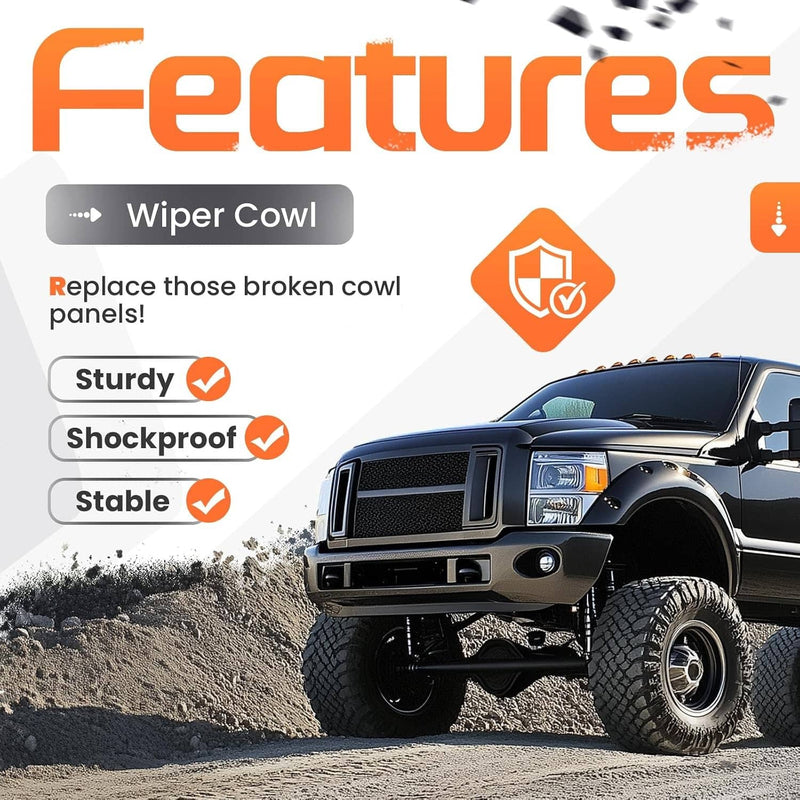 7C3Z-25022A69-AA 7C3Z-25022A68-AA Wiper Cowl Panel for Ford F250 F350 2008-2010