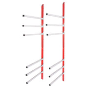 DURAFORCE Auto Body Bumper Storage Rack Stand Wall Mount Removable Arms for Painting
