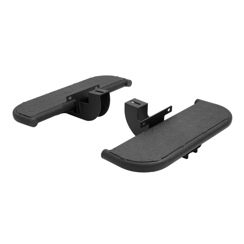 DURAFORCE Steel Side Hood Steps Running Board Nerf Bar for Jeep Wrangler JL 2018-2025 2dr