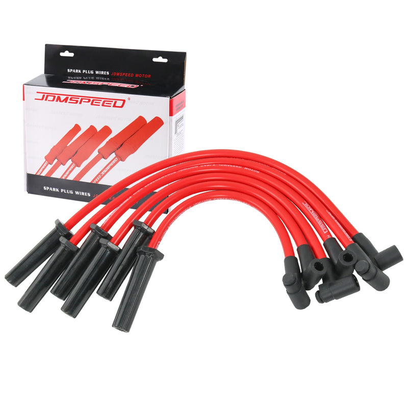 HEI Distributor Spark Plug Wire Set for Jeep CJ Wrangler 4.2L 258 10.2mm 6 Piece