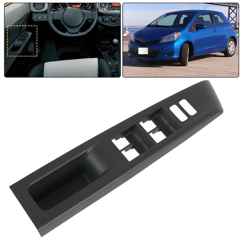 Left Driver Door Window Switch Bezel Trim for Toyota Yaris 2012-2014