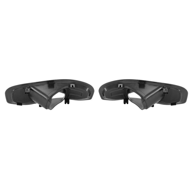 DURAFORCE Front Fog Light Lamp Bezel Kit for Ram 1500 2019-2024 Driver Passenger Side