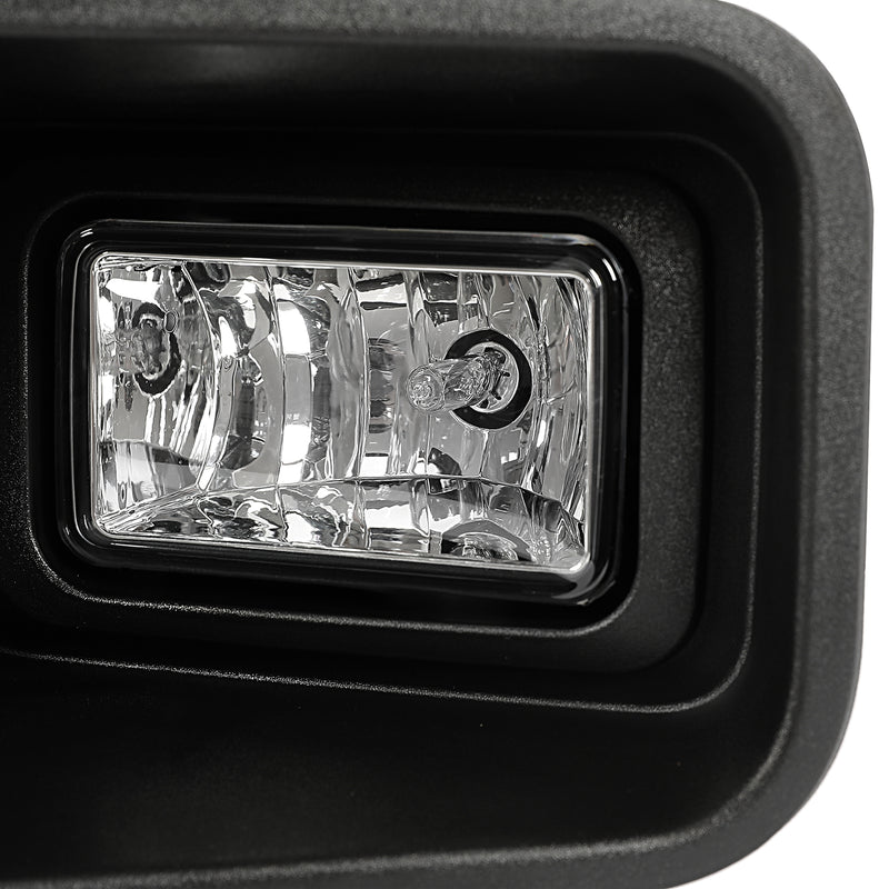 Clear Lens Halogen Fog Lights Lamps for Ford F-150 F150 2018-2020 Set Pair