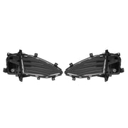 DURAFORCE LED Front Bumper Fog Lights Lamp Kit for Ford Edge 2019-2024 Cover Bezel 2PCS
