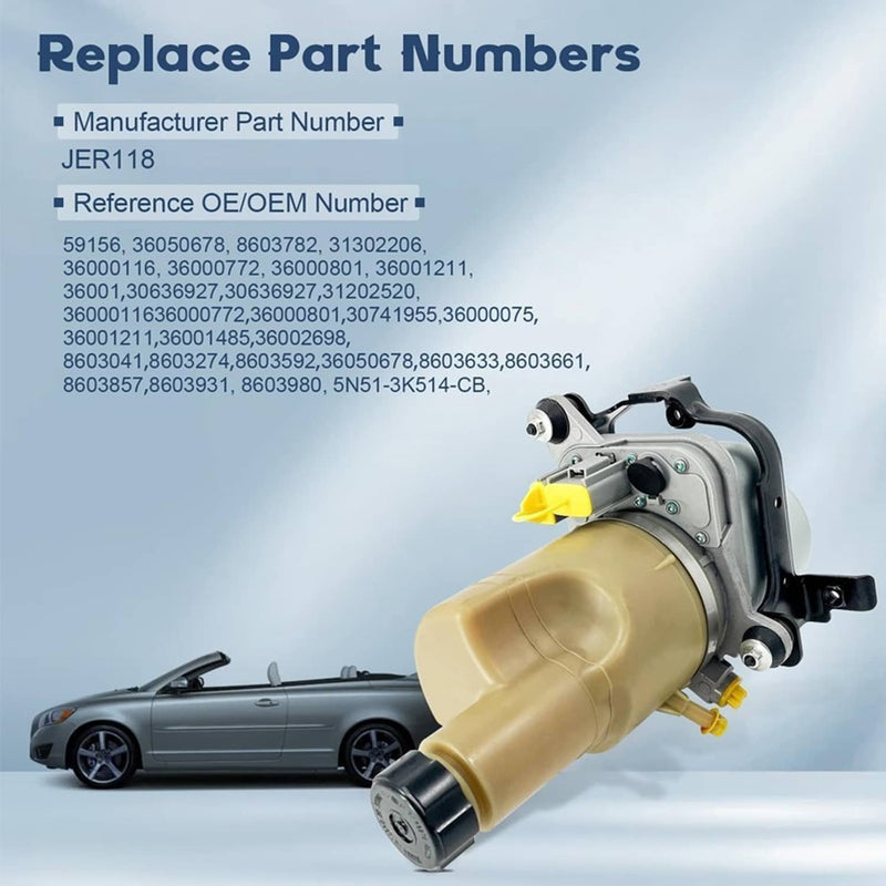 Power Steering Pump 36050678 36001485 for Volvo C30 S40 V50 C70 2005-2013