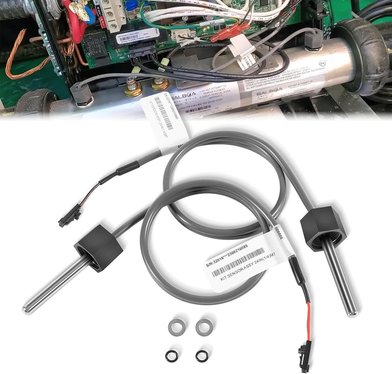 30344 30042 30382 Temp/Hi Limit Sensor 1/4" 2-Pin for Balboa M7 2-Pack