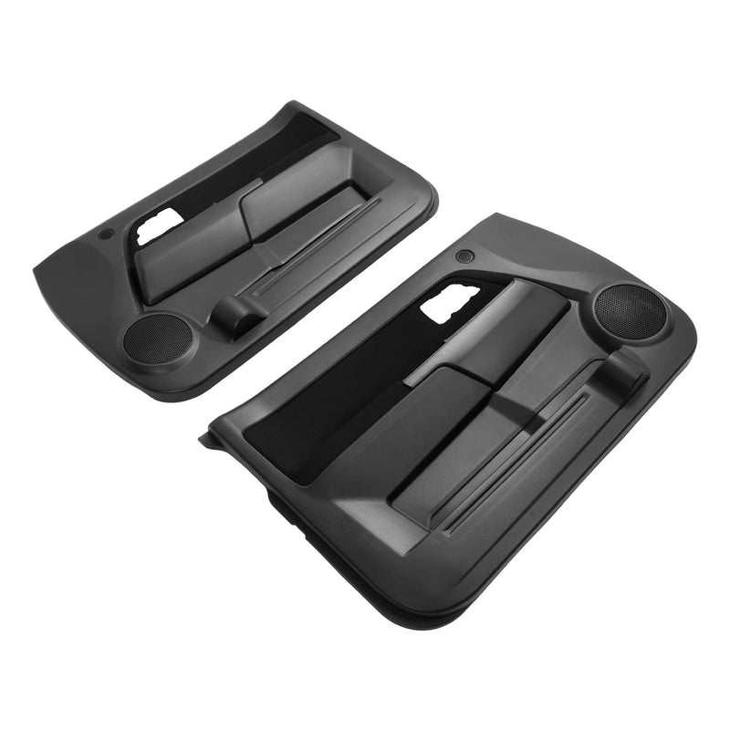 DURAFORCE Pair Inner Door Panels for Chevrolet/GMC Colorado Canyon 2004-2012 Black