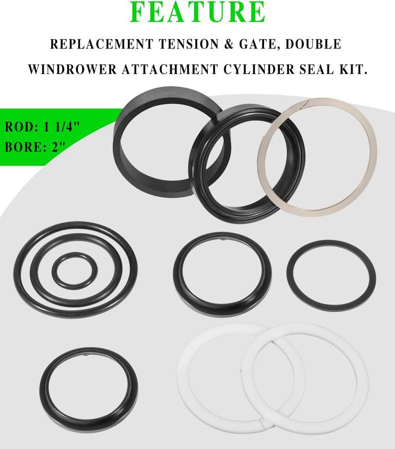 AE50113 Hydraulic Gate Cylinder Seal Kit for John Deere AE40897 AE40898