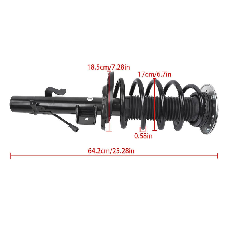 Front Shock Absorber Struts w/ Electric LR024437 for 2012-19 Range Rover Evoque