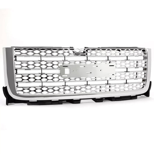 DURAFORCE 20966057 Front Upper Honeycomb Grille Chrome for GMC Sierra 2500 3500 HD 11-14