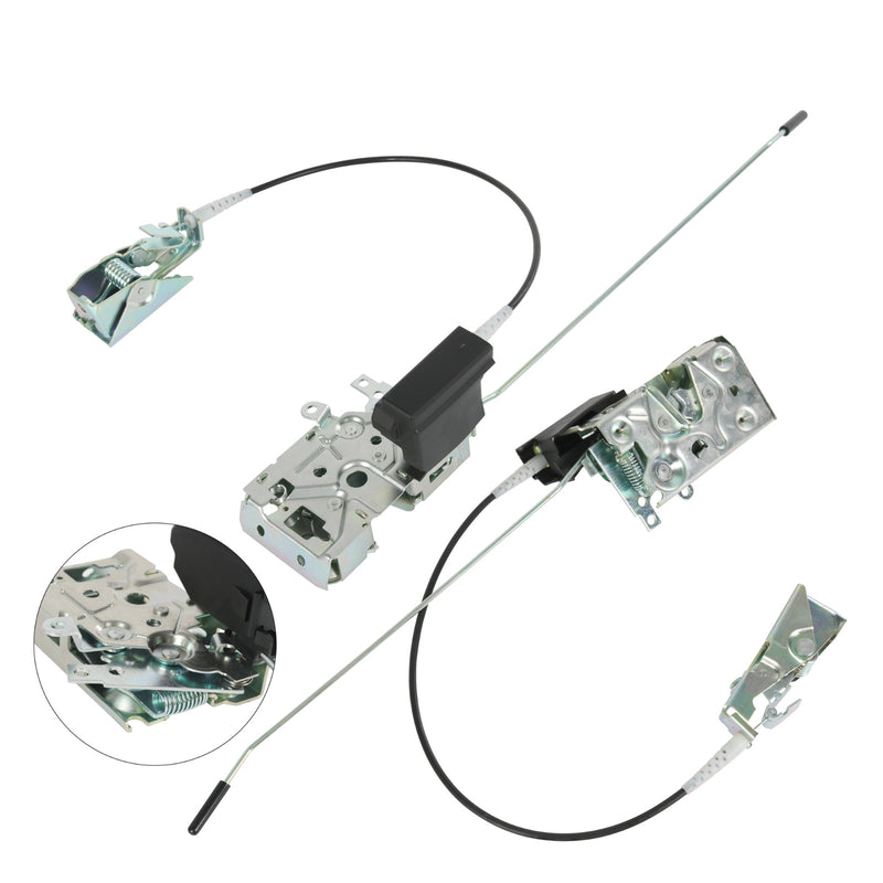 Door Lock Latch with Cable Rod Kit for Ford F-Series Front Left Right 92-97