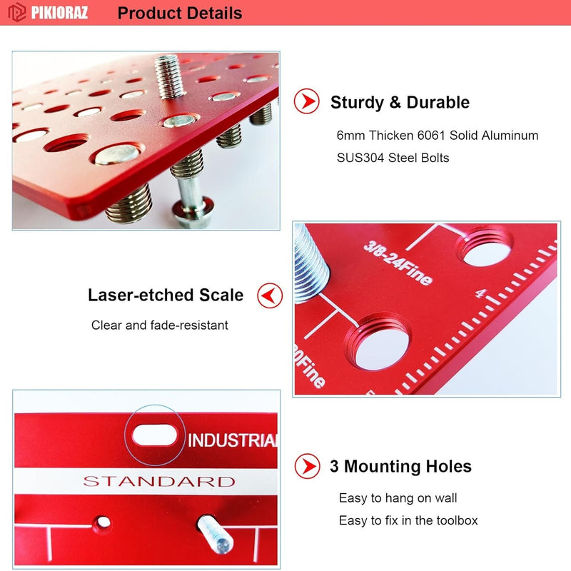 34 Standard Metric Nut Bolt Thread Checker Identifier Gauge