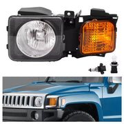 DURAFORCE Headlight for Hummer H3 2006-2010 H3T 2009-2010 Driver Side Bulb