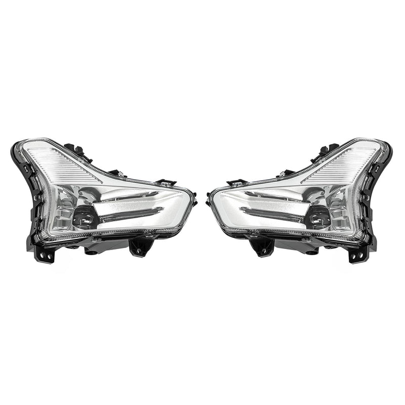 DURAFORCE #KS7Z15200B LED Fog Lights Clear Driver Passenger Side for Ford Fusion 2019-2020