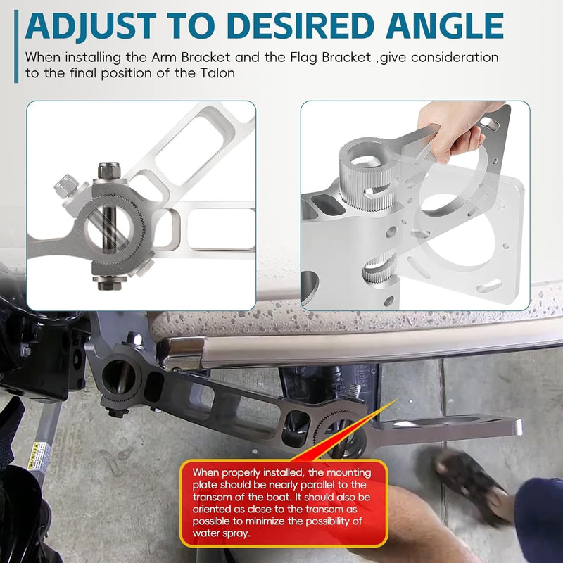 1810303 Talon Sandwich Adapter Bracket Heavy Duty Mount for Starboard
