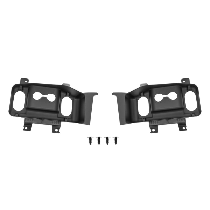 LH RH Front Bumper Tow Hook Trim Cover Panel for Ford Super Duty 17-19 Pair