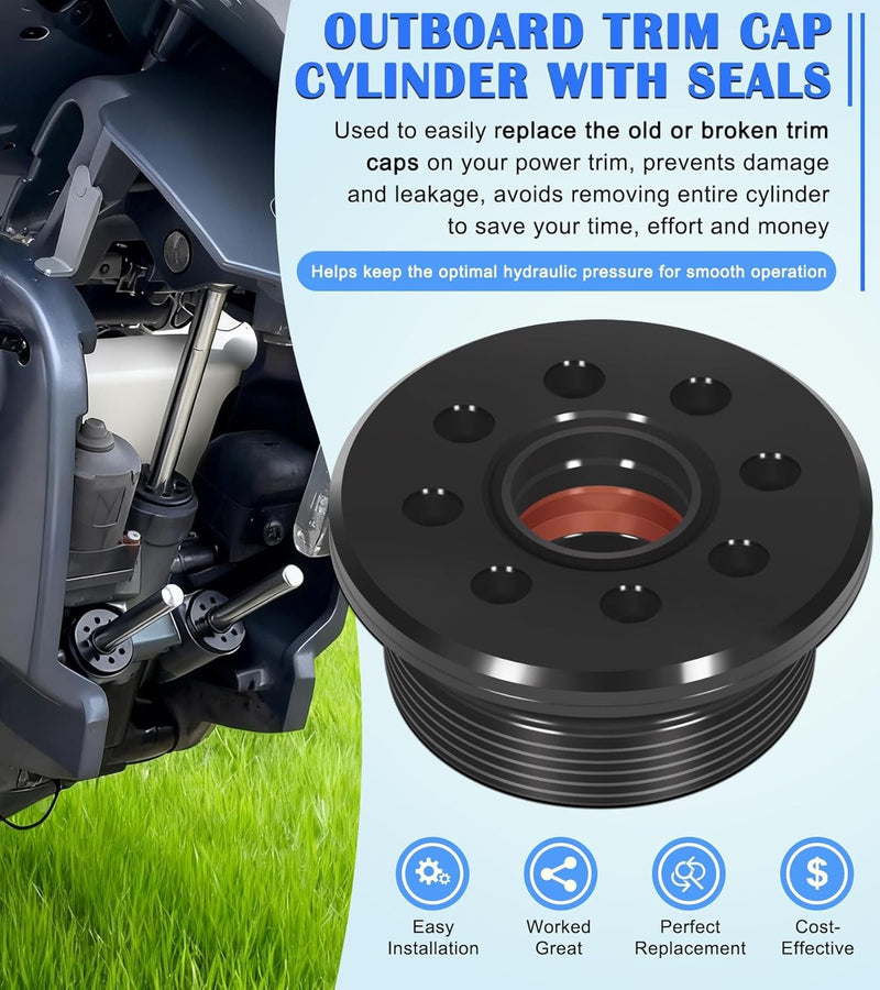 64E-43821-01-00 Screw Trim Cap Cylinder With Seal for Yamaha 115-250HP Outboard