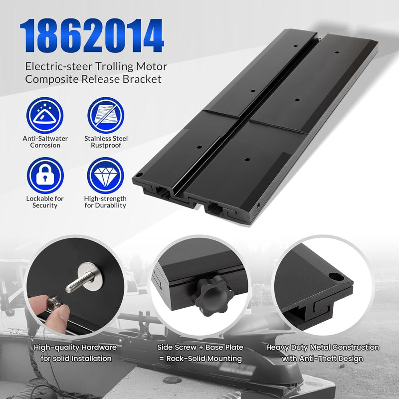 1862014 MKA-42 Quick Release Bracket for Minn Kota Ultrex Fortrex Maxxum Edge