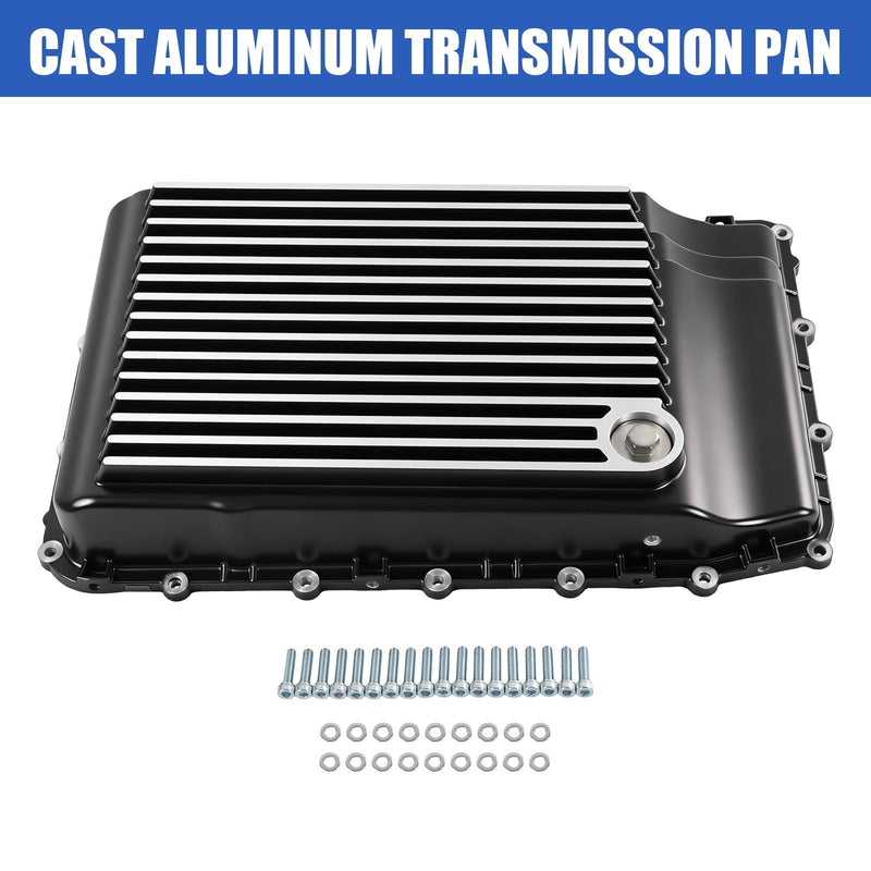 Aluminum Transmission Pan for 2018+ Ford Mustang 10R80 Transmission Raw