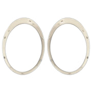 DURAFORCE Black Headlight Trims Ring Bezels Cover for Mini Cooper R55 R56 2007-2015 Pair