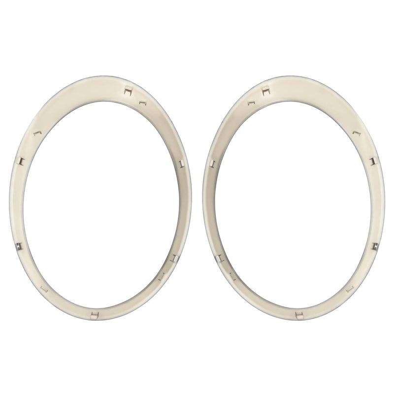 DURAFORCE Black Headlight Trims Ring Bezels Cover for Mini Cooper R55 R56 2007-2015 Pair