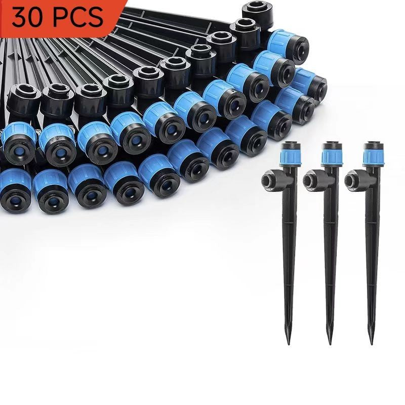 30Pcs Drip Irrigation Emitter 1/4 Inch Garden Watering System Adjustable