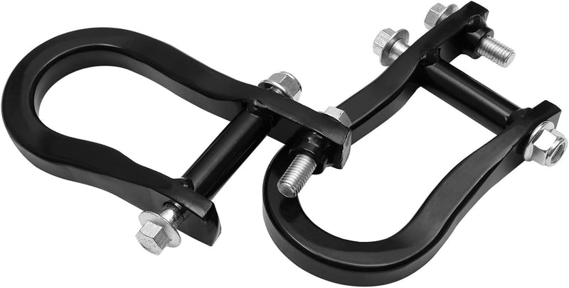 84072463 Pair Black Tow Hooks for Chevrolet GMC Silverado Sierra 1500 2007-2019