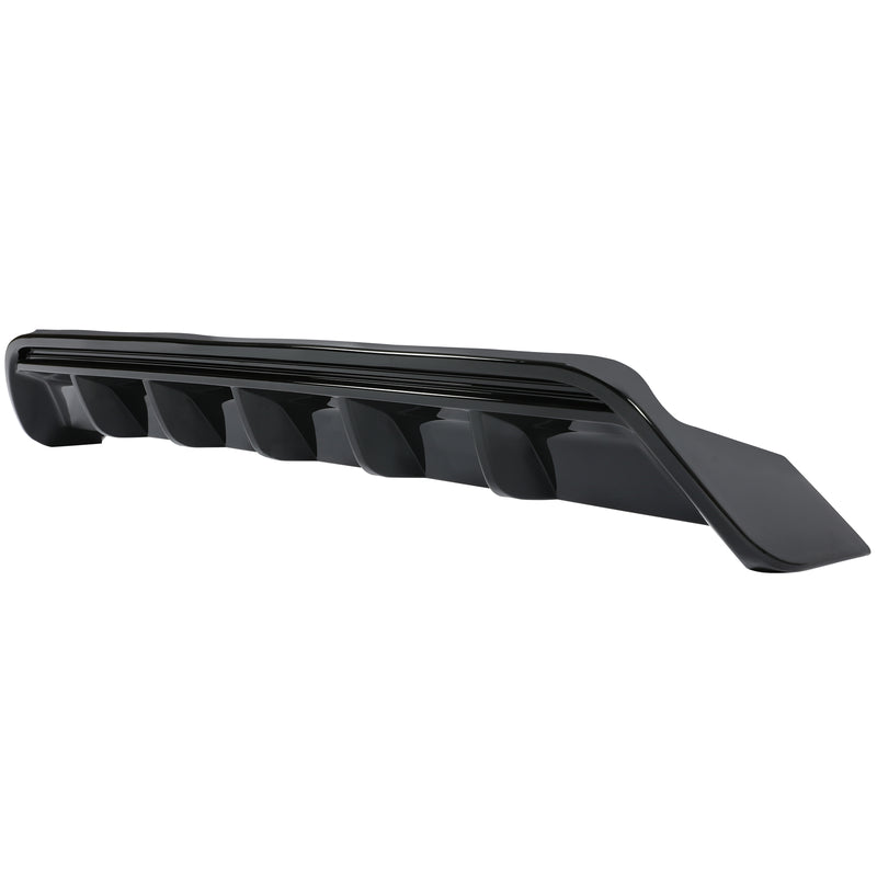Shark Fin Rear Bumper Diffuser Glossy Black for Toyota Camry SE XSE 2018-2023