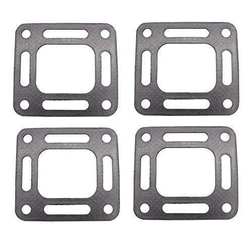 Riser Manifold Full Flow Gasket for Mercruiser 4.3 5.0 5.7 V6 V8 GM 4PCS