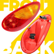 DURAFORCE Tail Lights Brake Lamp Assembly for Chrysler PT Cruiser 2001-2005 Left Right Set