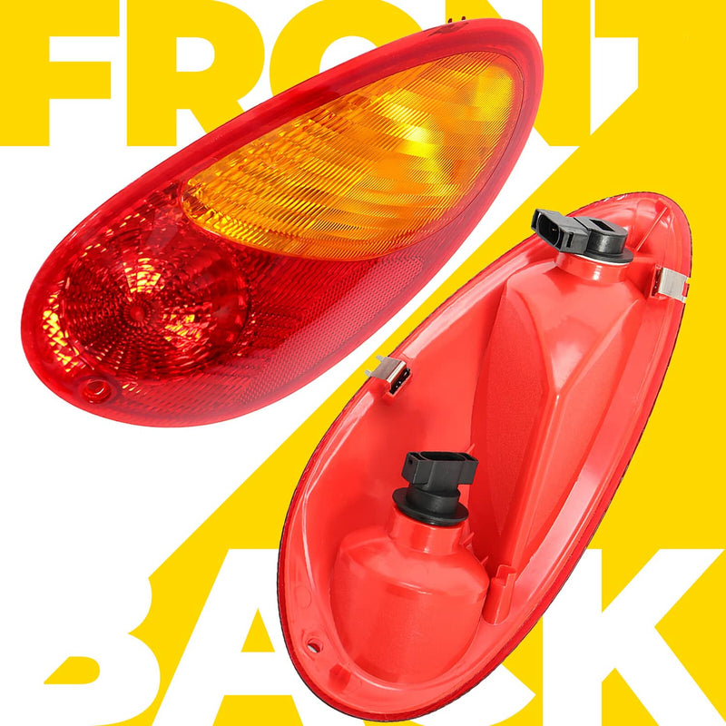 DURAFORCE Tail Lights Brake Lamp Assembly for Chrysler PT Cruiser 2001-2005 Left Right Set