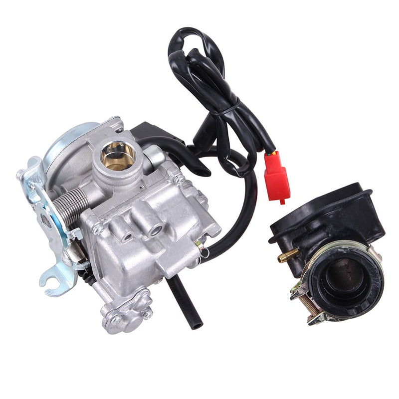 139QMB Carburetor for GY6 50CC 49CC 4 Stroke Scooter 18mm Intake Manifold ATV