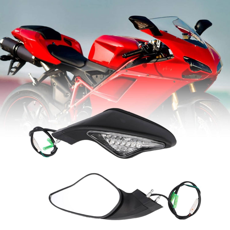 2X Rearview Mirror Signal Light for Ducati 848 1098 1098S 1098R 1198S 1198R