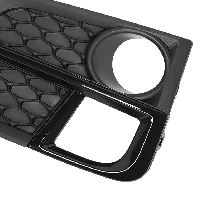Fog Light Cover Front Bumper Lamp Bezel for Honda Odyssey 2018-2020 Black Pair