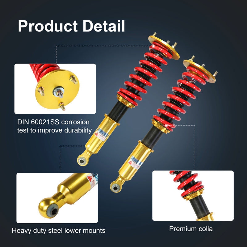 Coilovers Kits for 2006-2012 Lexus IS350 IS250 Shock Absorbers Struts Adj Height